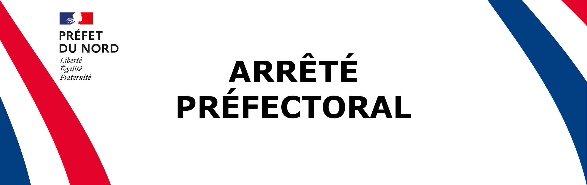 Bandeau Arrêté Préfectoral