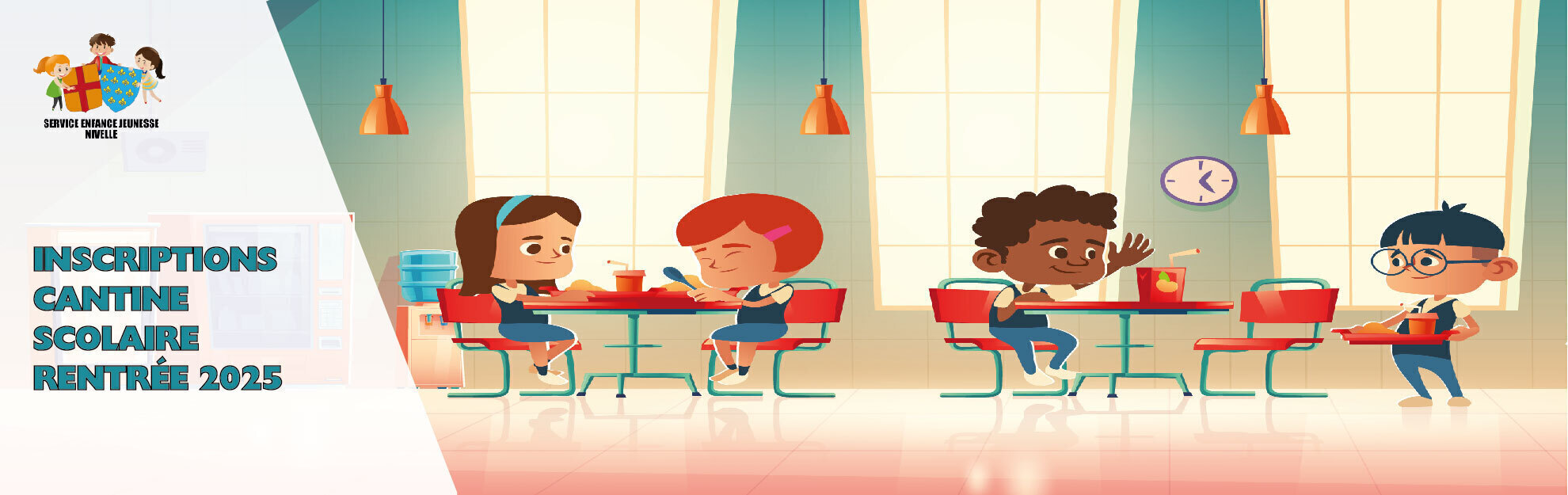 Bandeau Inscriptions Cantine Rentrée 2025