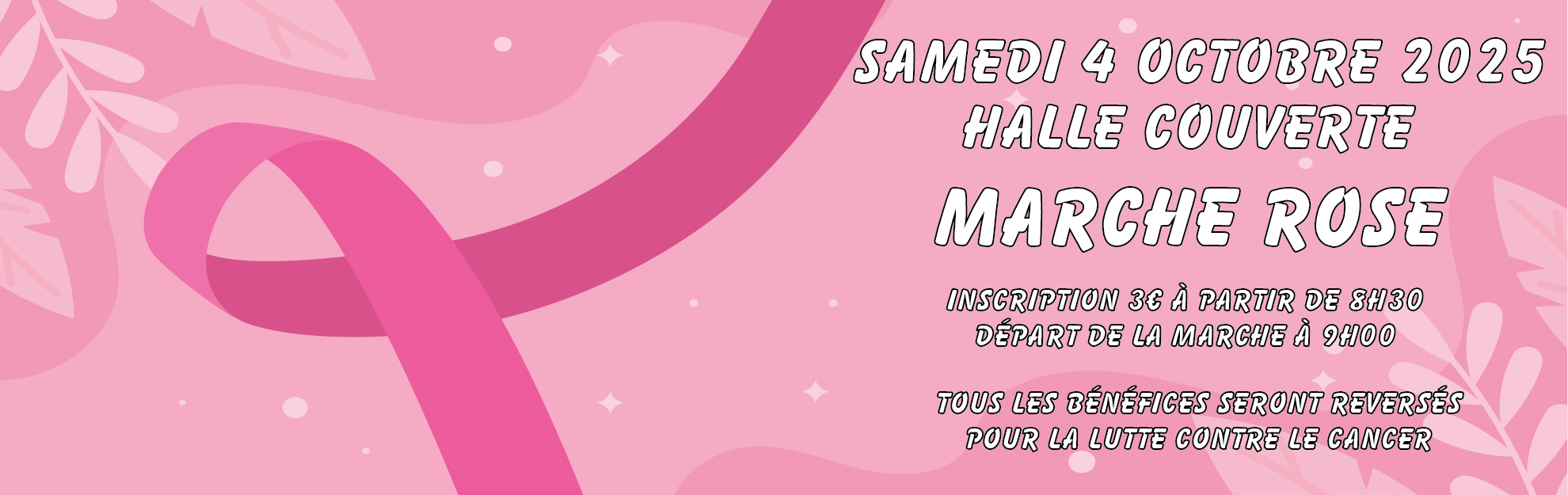 Bandeau Marche Rose