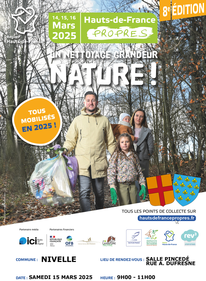 Affiche Hauts-De-France Propres