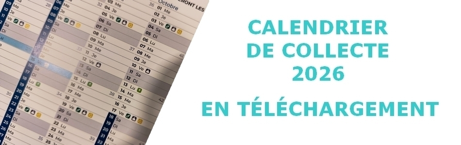 Bandeau Calendrier Collecte 2026