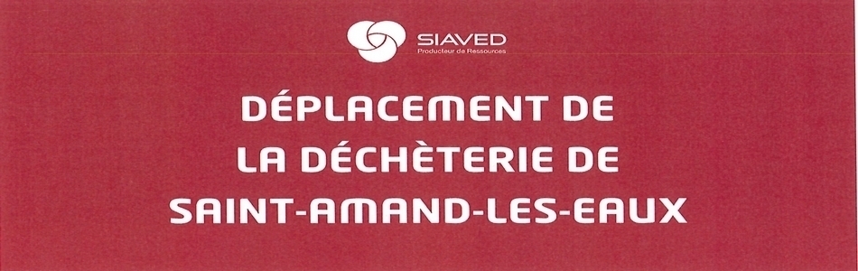 Bandeau déchèterie Saint Amand