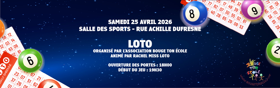 Bandeau Loto - Bouge Ton École