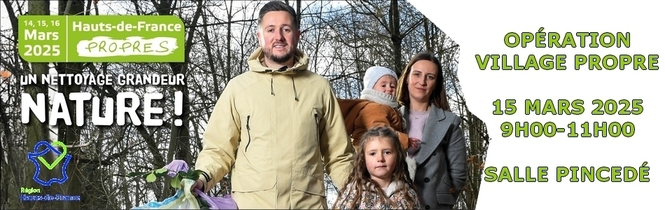 Bandeau Opération Village Propre 2025