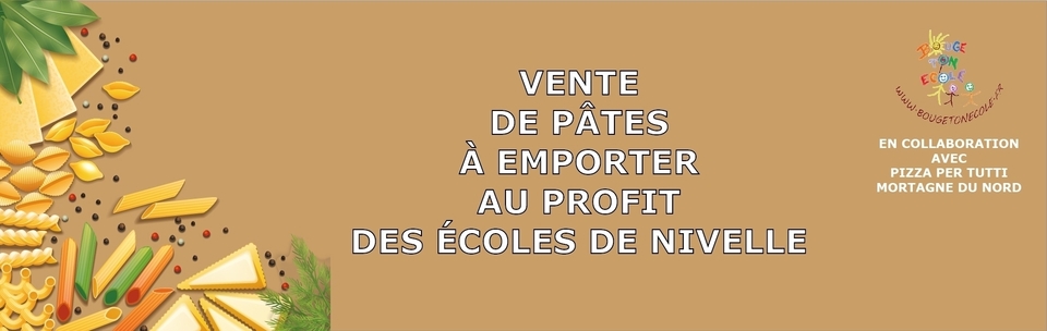 Bandeau Vente Pâtes À Emporter