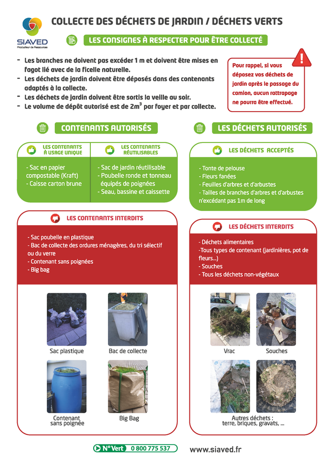Flyer Collecte PAP Déchets Verts 2026