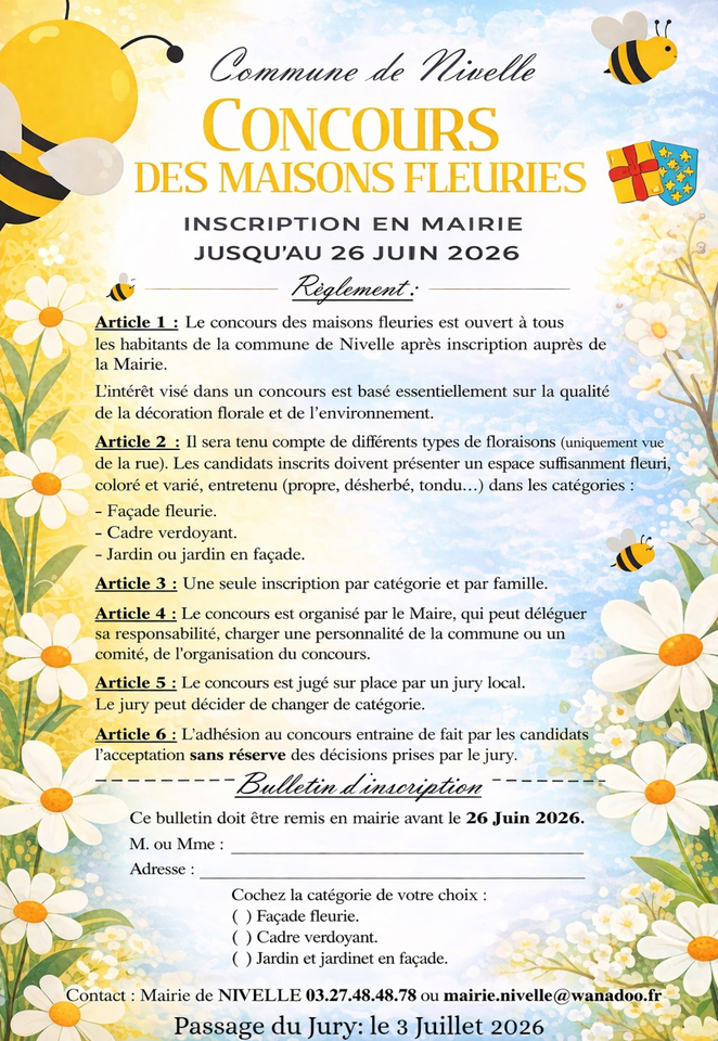 Flyer Maisons Fleuries 2026